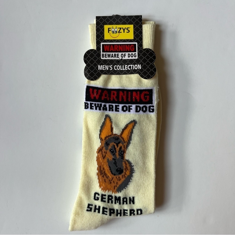Foozy’s Beware Of Dog German Shepherd Socks